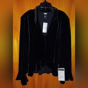 New velvet like blazer